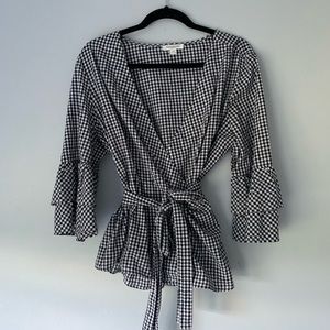 ‼️SALE‼️Black and white gingham shirt